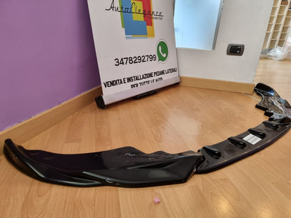 💕ART.0555 SPLITTER per BMW SERIE 4 G22 G23 2020+ MSPORT NERO LUCIDO💕