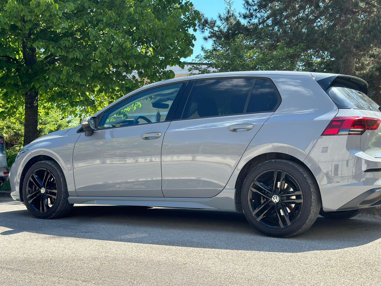 💕ART.1079 MINIGONNE VW GOLF 8 LOOK R NERO OPACO (TOP)💕