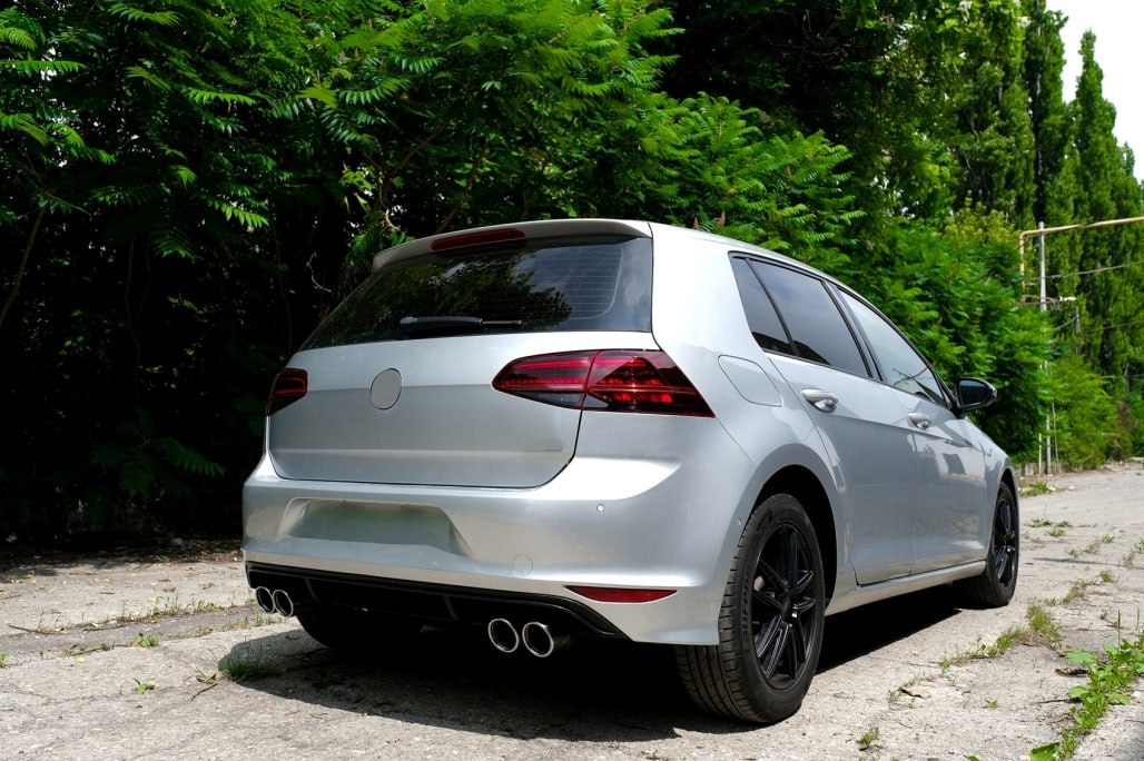 Rear bumper suitable for VW Golf VII 7 (2013-2017) R Design