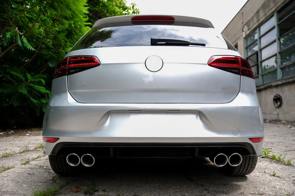 Rear bumper suitable for VW Golf VII 7 (2013-2017) R Design