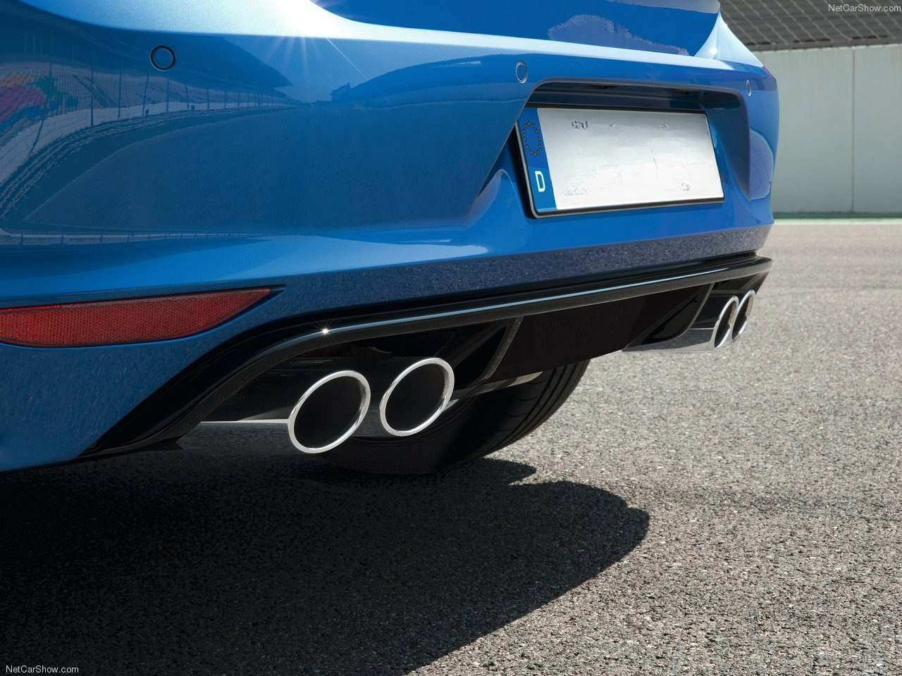 Rear bumper suitable for VW Golf VII 7 (2013-2017) R Design