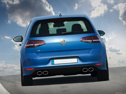 Rear bumper suitable for VW Golf VII 7 (2013-2017) R Design