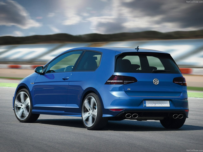 Rear bumper suitable for VW Golf VII 7 (2013-2017) R Design
