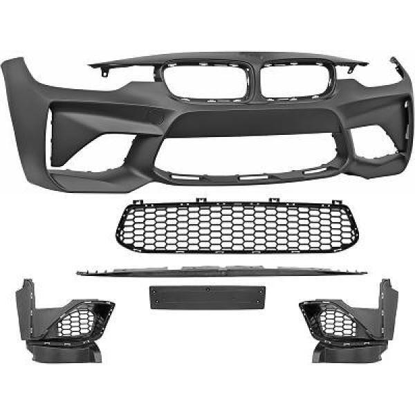 Paraurti anteriore adatto per BMW f30 look evo 11-19 senza splitter