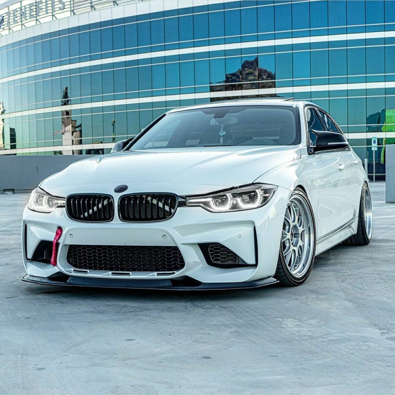 Paraurti anteriore adatto per BMW f30 look evo 11-19 senza splitter