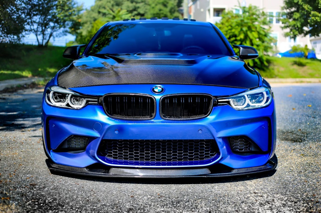 Paraurti anteriore adatto per BMW f30 look evo 11-19 senza splitter