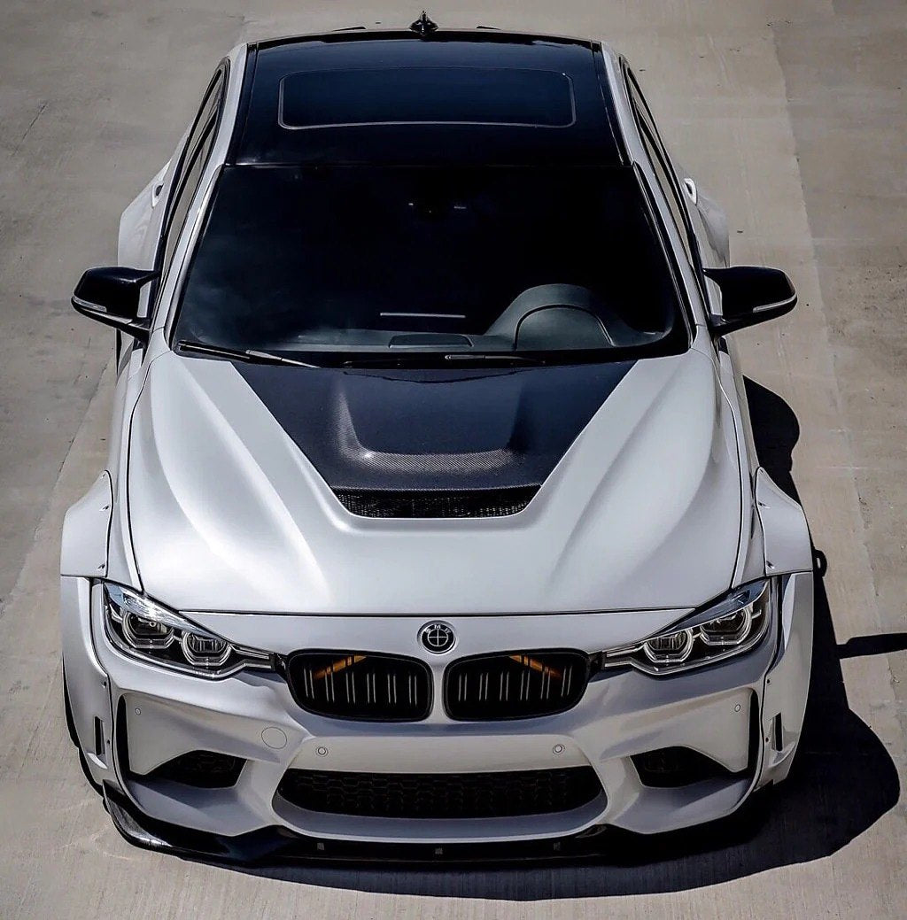 Paraurti anteriore adatto per BMW f30 look evo 11-19 senza splitter