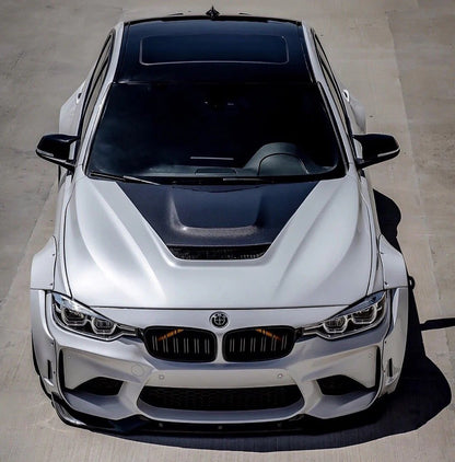 Paraurti anteriore adatto per BMW f30 look evo 11-19 senza splitter