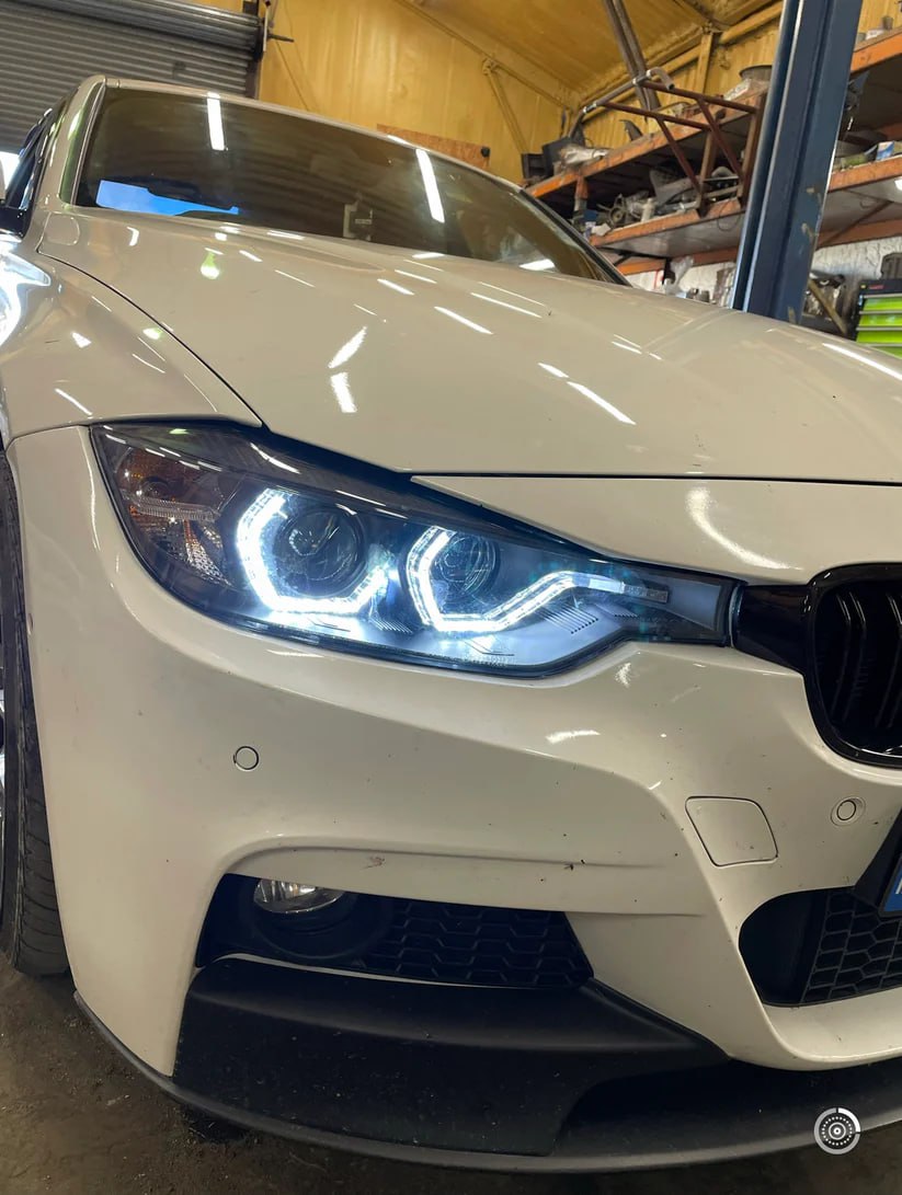 HEADLIGHTS SUITABLE FOR BMW 3 SERIES F30 F31 2015-2018 CHROME