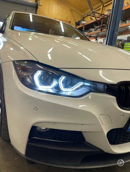 HEADLIGHTS SUITABLE FOR BMW 3 SERIES F30 F31 2015-2018 CHROME