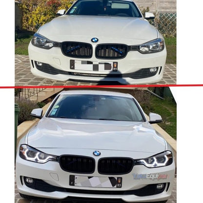 FARI ANTERIORI ADATTI PER BMW SERIE 3 F30 F31 2015-2018 CROMATI