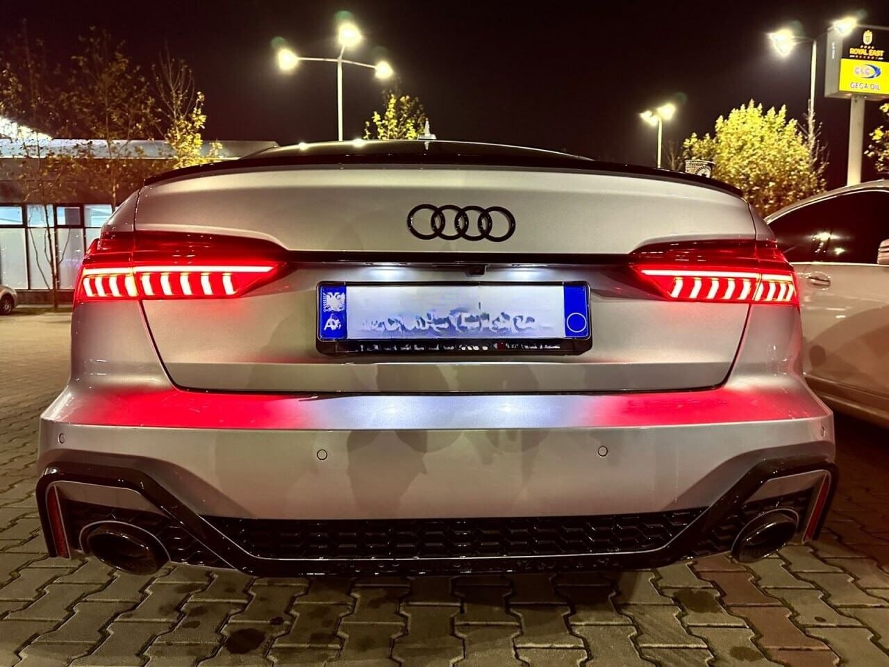 Paraurti posteriore adatto per Audi A6 C8 4K Sedan (dal 2018 in poi) RS Design