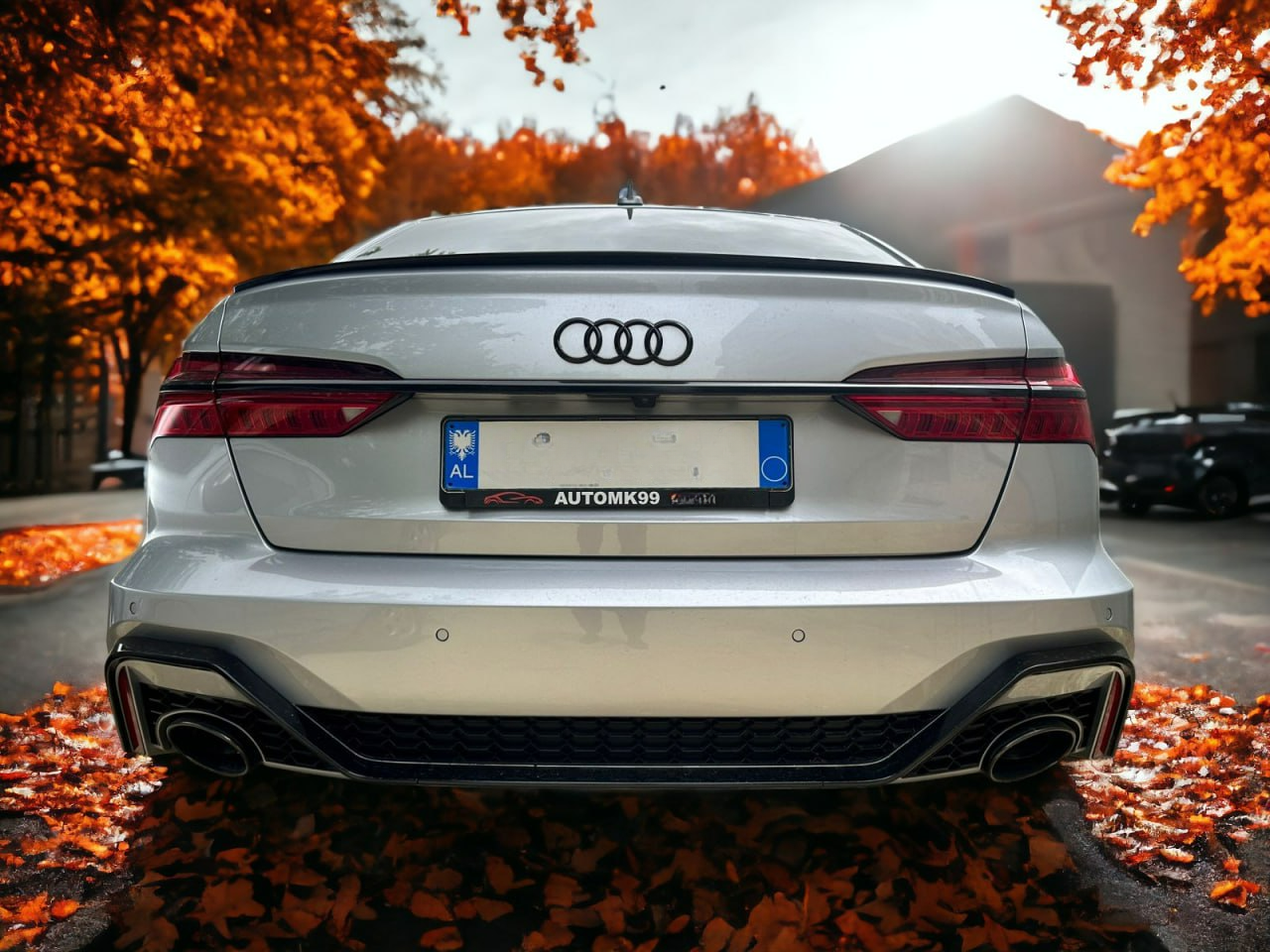 Paraurti posteriore adatto per Audi A6 C8 4K Sedan (dal 2018 in poi) RS Design