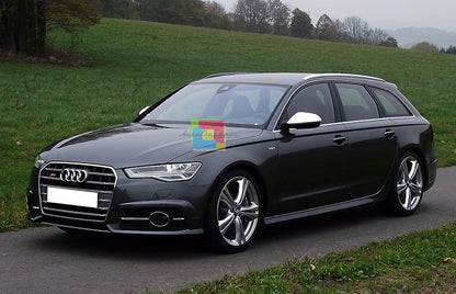 Mirror covers suitable for Audi A6 4G C7 (2011-2018) RS6 Design With Assist 