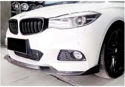 SPLITTER ADATTO PER BMW SERIE 3 GT F34 2012+ MSPORT LOOK HAMMAN NERO LUCIDO