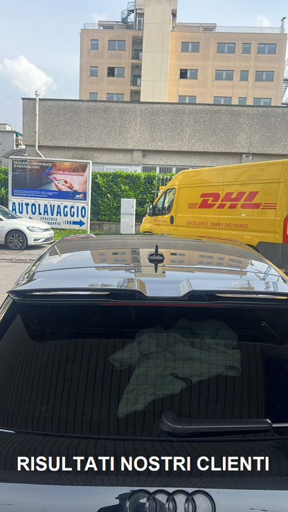 SPOILER SUITABLE FOR AUDI A3 8Y 2020+ GLOSSY BLACK LOOK SPORTY DESIGN 