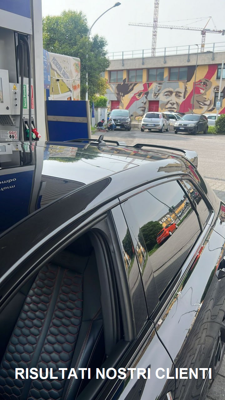 SPOILER ADATTO PER AUDI A3 8Y 2020+ LOOK NERO LUCIDO DESIGN SPORTIVO