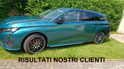 SKIRTS SUITABLE FOR PEUGEOT 308 III 2021+ 5 DOORS GLOSSY BLACK