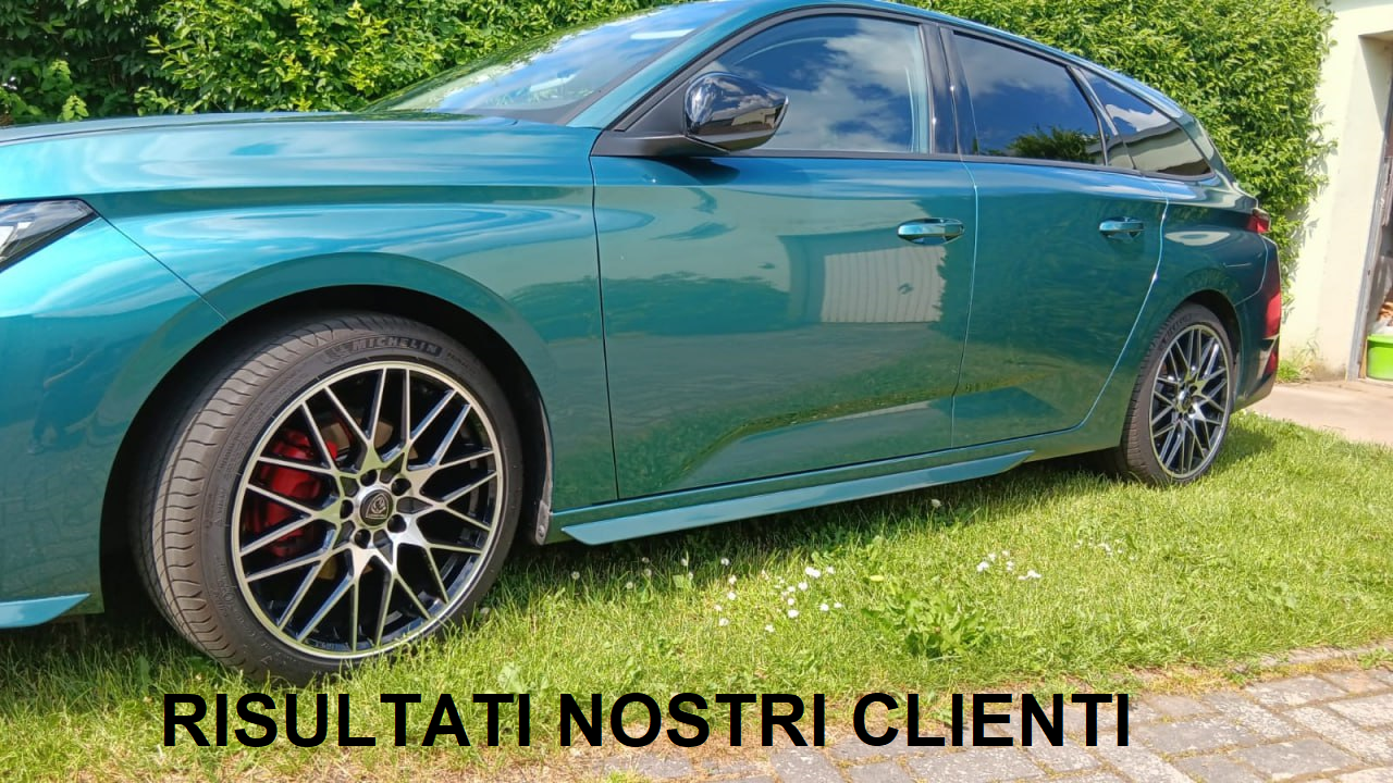 SKIRTS SUITABLE FOR PEUGEOT 308 III 2021+ 5 DOORS GLOSSY BLACK