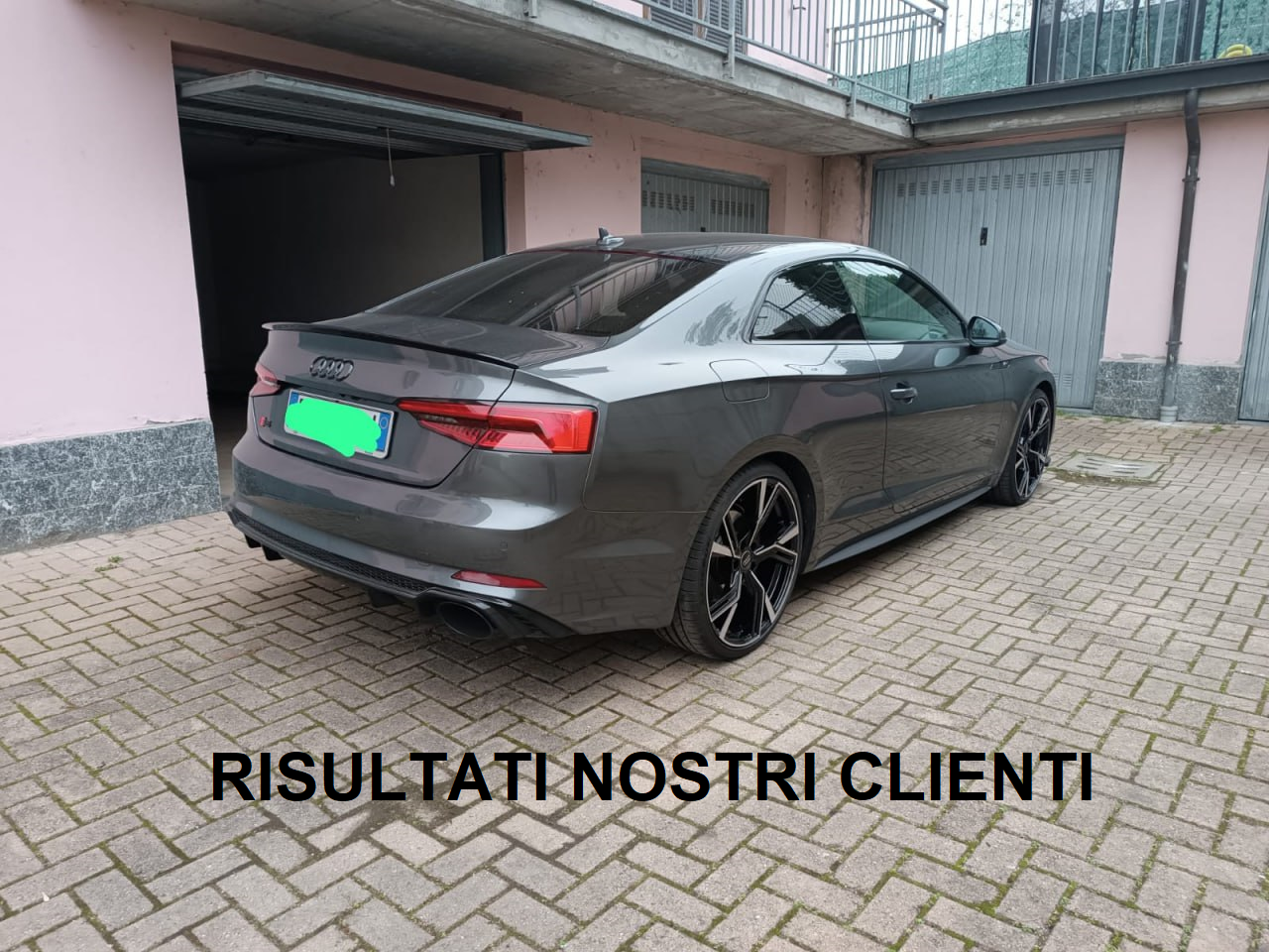 SPOILER BAGAGLIAIO ADATTO PER AUDI A5 F5 COUPE CABRIO 2017+ LOOK NERO LUCIDO