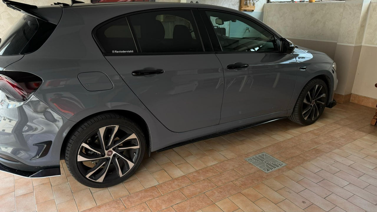 FIAT TIPO 2015-2020 SOTTOMINIGONNE LATERALI SOTTO PORTA SPORTIVE ABS SPLITTER