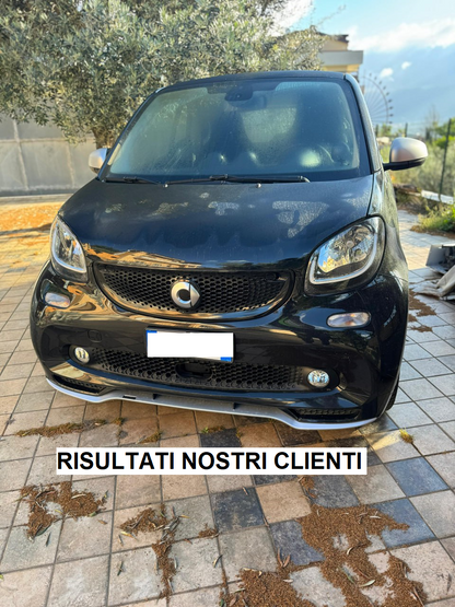 📣SMART FORTWO 453 2014+ SPLITTER SOTTO PARAURTI ANTERIORE SPORTIVO IN ABS📣