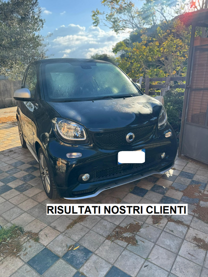 📣SMART FORTWO 453 2014+ SPLITTER SOTTO PARAURTI ANTERIORE SPORTIVO IN ABS📣