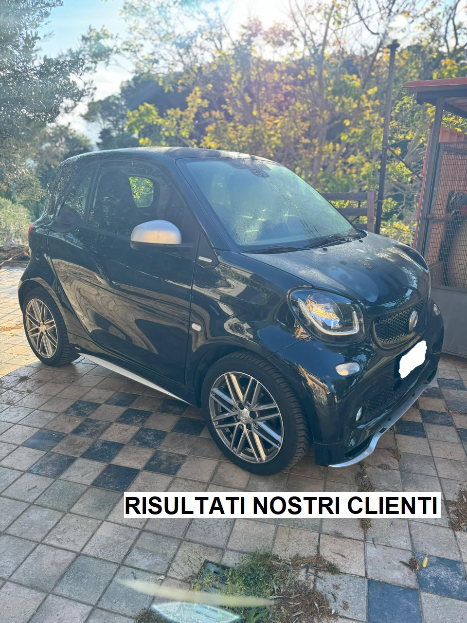 📣SMART FORTWO 453 2014+ SPLITTER SOTTO PARAURTI ANTERIORE SPORTIVO IN ABS📣