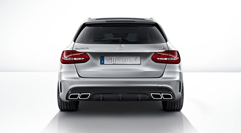 DIFFUSER SUITABLE FOR MERCEDES C CLASS W205 2015-2018 SALOON STATION C63 