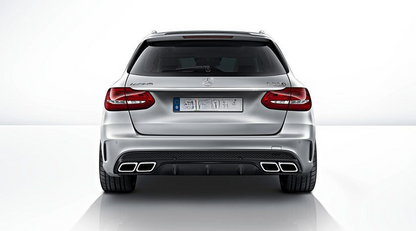 DIFFUSER SUITABLE FOR MERCEDES C CLASS W205 2015-2018 SALOON STATION C63 