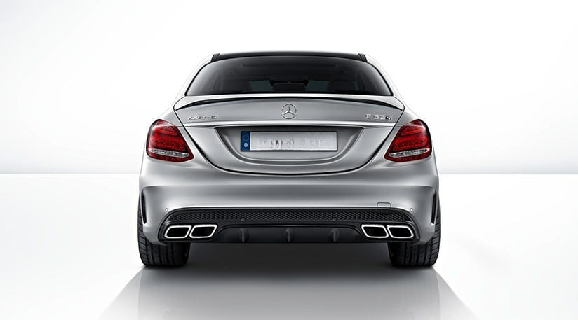 DIFFUSER SUITABLE FOR MERCEDES C CLASS W205 2015-2018 SALOON STATION C63 