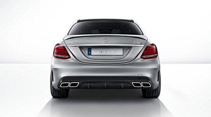 DIFFUSER SUITABLE FOR MERCEDES C CLASS W205 2015-2018 SALOON STATION C63 