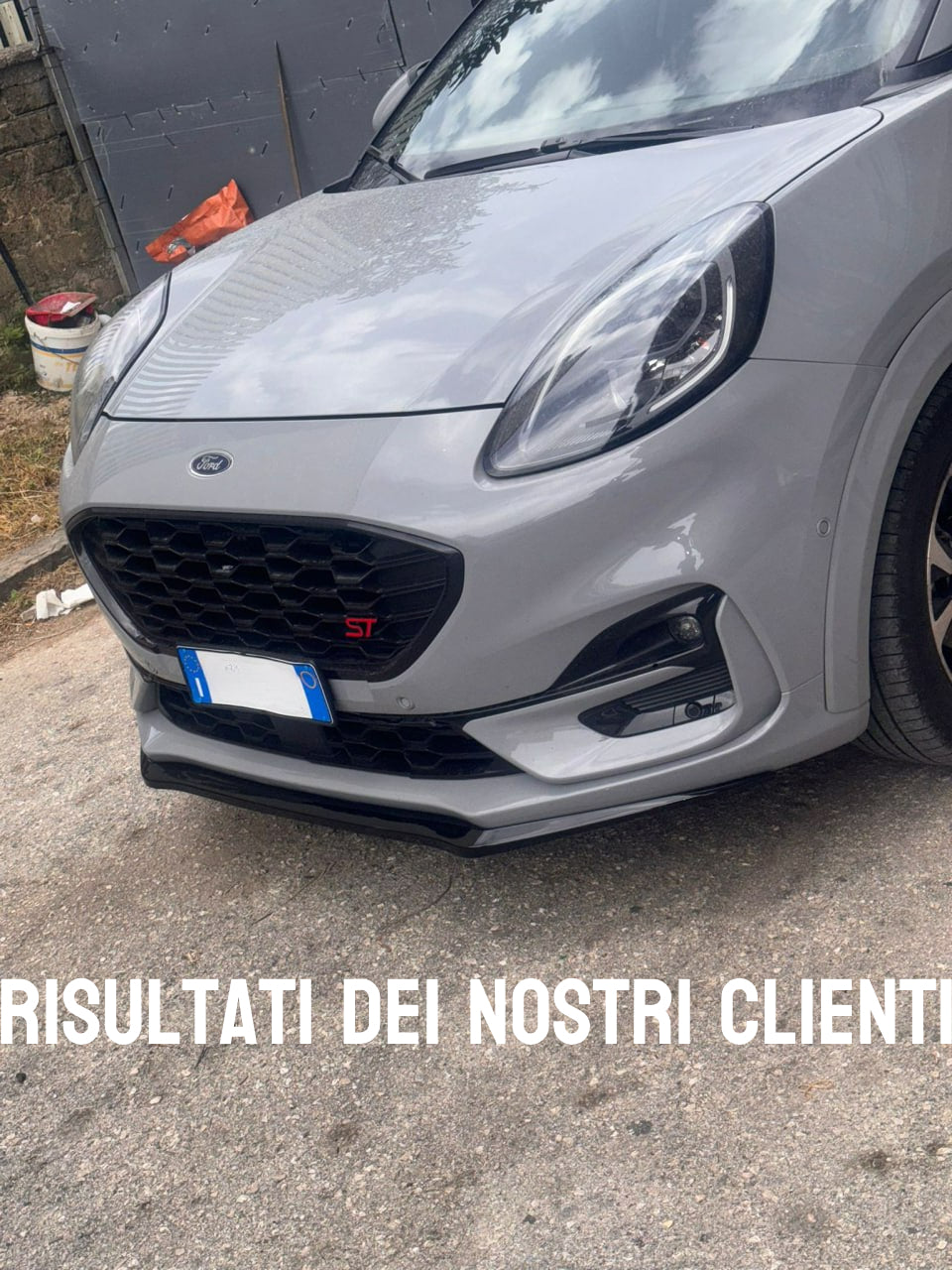 SPLITTER SUITABLE FOR PUMA ST-LINE 2019+ GLOSSY BLACK 