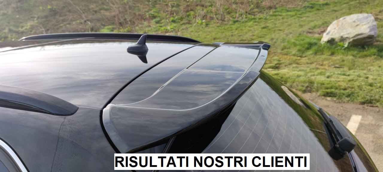 REAR SPOILER RS3 ROOF AUDI A3 8V SPORTBACK 2012-2018 GLOSSY BLACK 0072 