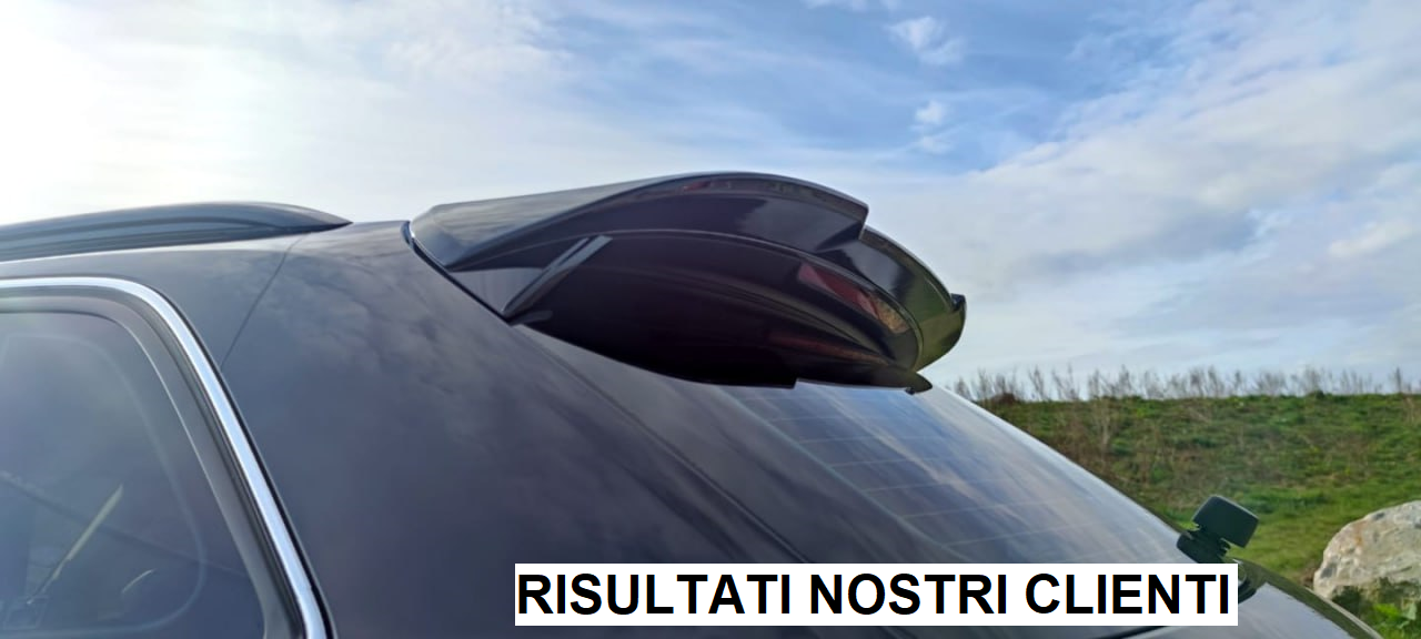 WING SUITABLE FOR AUDI A3 8V SPORTBACK 2012-2018 GLOSSY BLACK