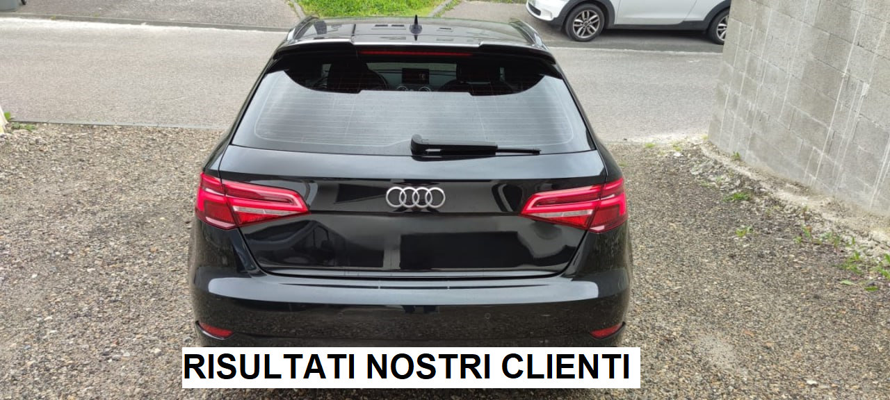 REAR SPOILER RS3 ROOF AUDI A3 8V SPORTBACK 2012-2018 GLOSSY BLACK 0072 