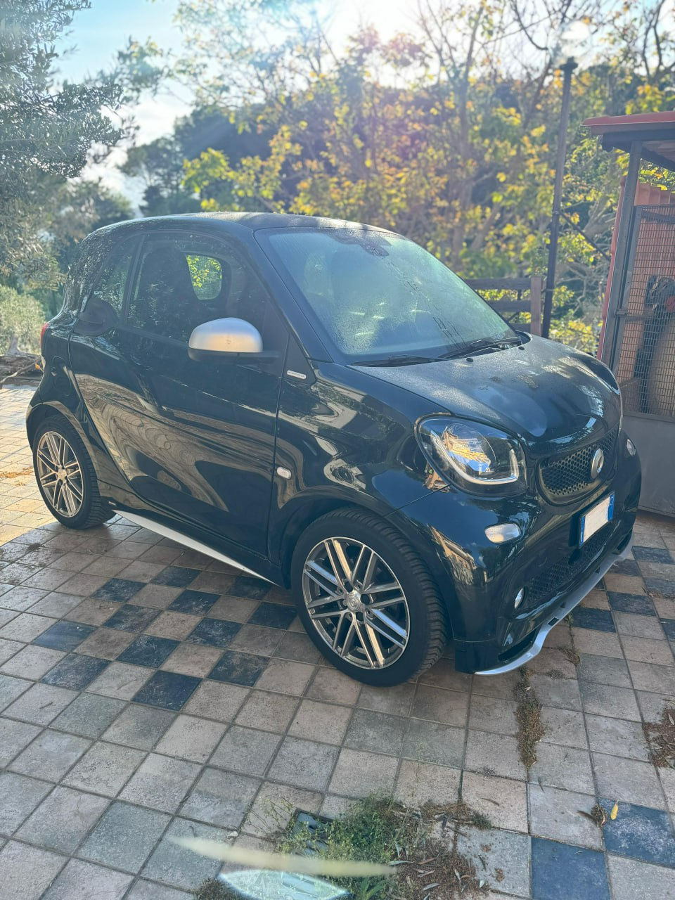 📣SMART FORTWO 453 2014+ SPLITTER SOTTO PARAURTI ANTERIORE SPORTIVO IN ABS📣