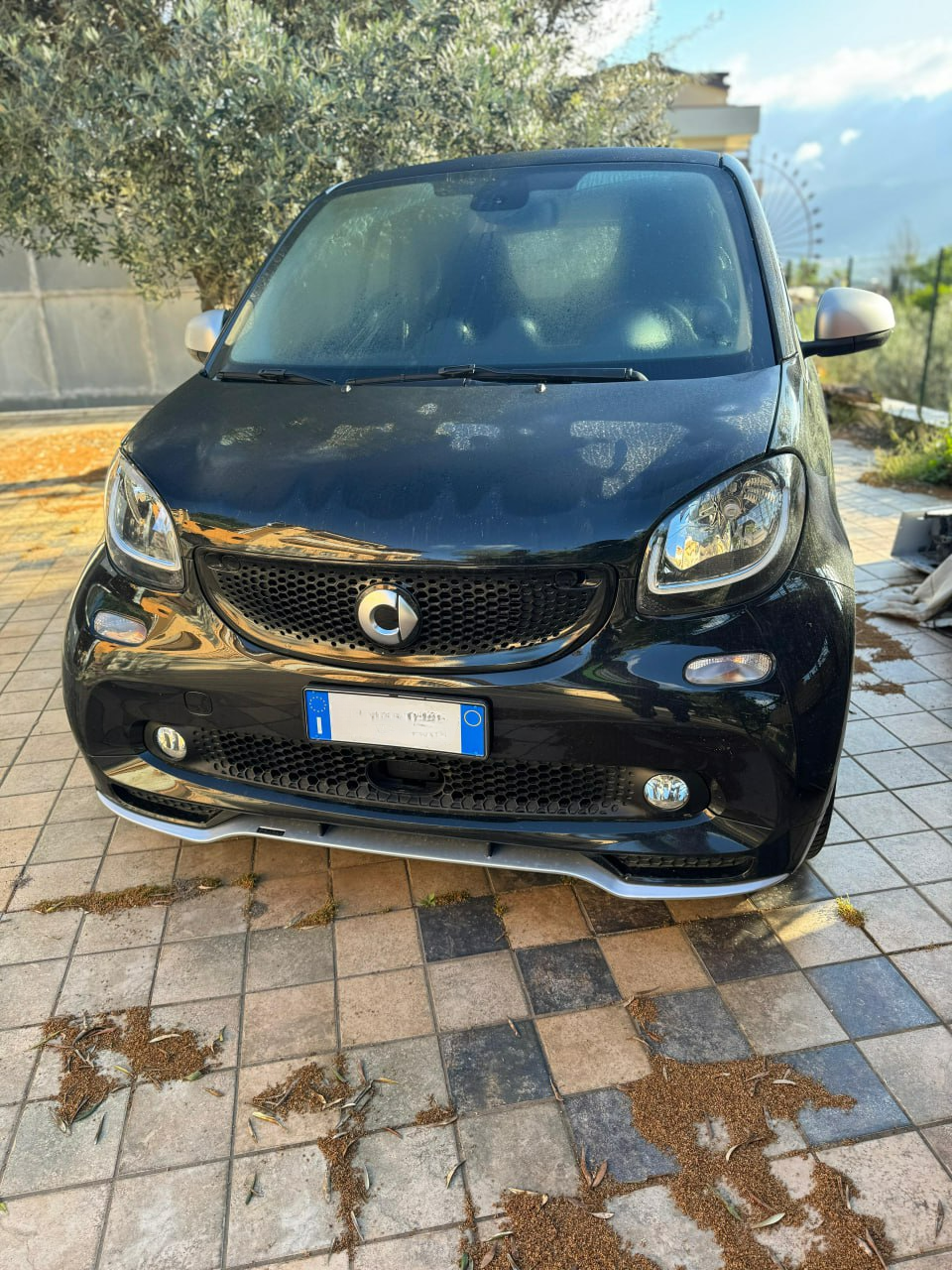 📣SMART FORTWO 453 2014+ SPLITTER SOTTO PARAURTI ANTERIORE SPORTIVO IN ABS📣