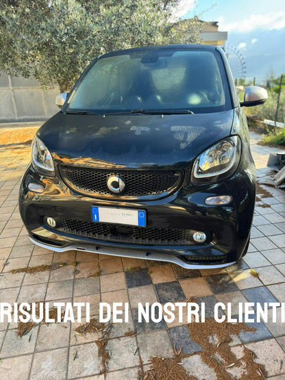 📣SMART FORTWO 453 2014+ SPLITTER SOTTO PARAURTI ANTERIORE SPORTIVO IN ABS📣