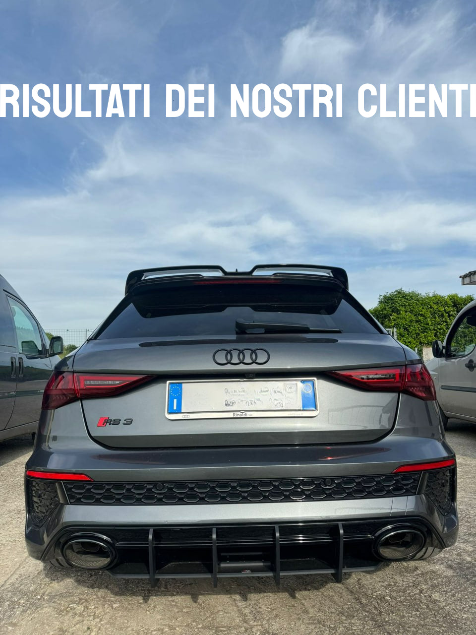 ✨SPOILER SUITABLE FOR AUDI A3 8Y 2020+ GLOSSY BLACK LOOK SPORTY DESIGN✨ 