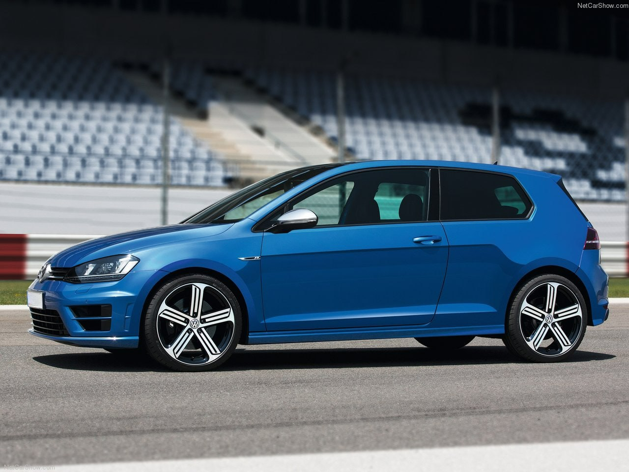 SKIRTS SUITABLE FOR VW GOLF 7 2012-2017 3 DOORS R20 LOOK RAW TOP 