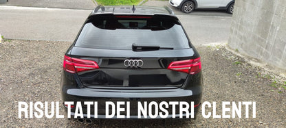 RS3 REAR ROOF SPOILER AUDI A3 8V SPORTBACK 2012-2018 GLOSSY BLACK 