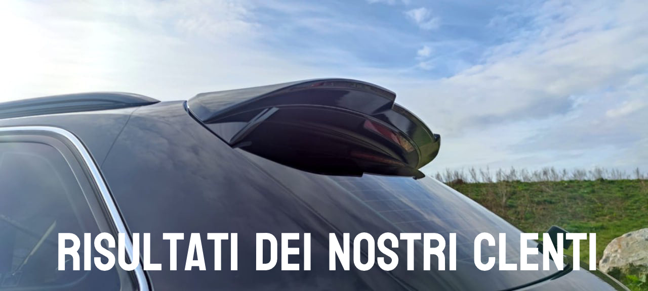 RS3 REAR ROOF SPOILER AUDI A3 8V SPORTBACK 2012-2018 GLOSSY BLACK 