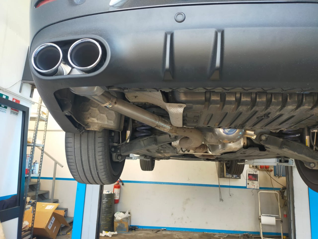 MERCEDES CLS C257 2018+ REAR DIFFUSER &amp; AMG COMATI TIPPERS 