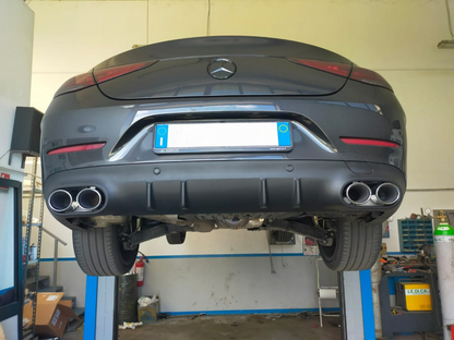 MERCEDES CLS C257 2018+ REAR DIFFUSER &amp; AMG COMATI TIPPERS 