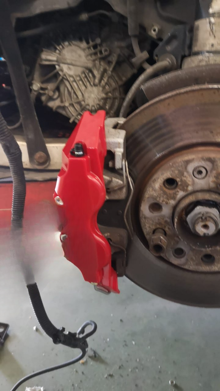 ALFA ROMEO SET OF 4 RED CALIPER COVERS SPORT LOOK IN ABS