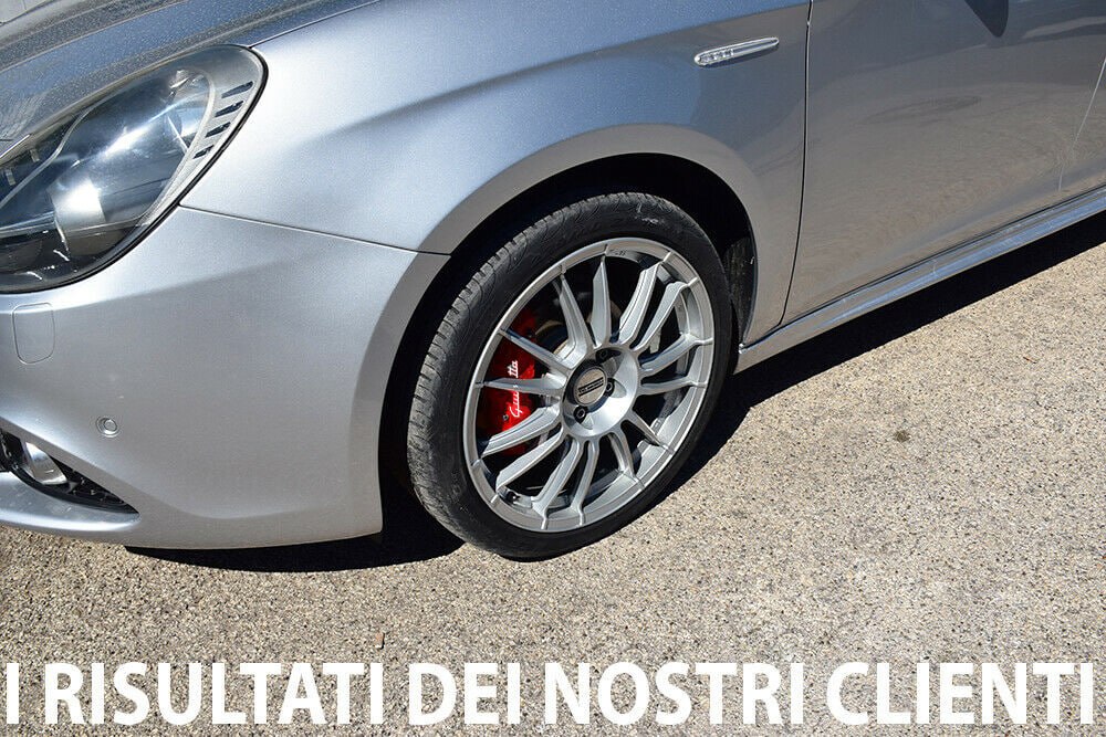 ALFA ROMEO SET OF 4 RED CALIPER COVERS SPORT LOOK IN ABS