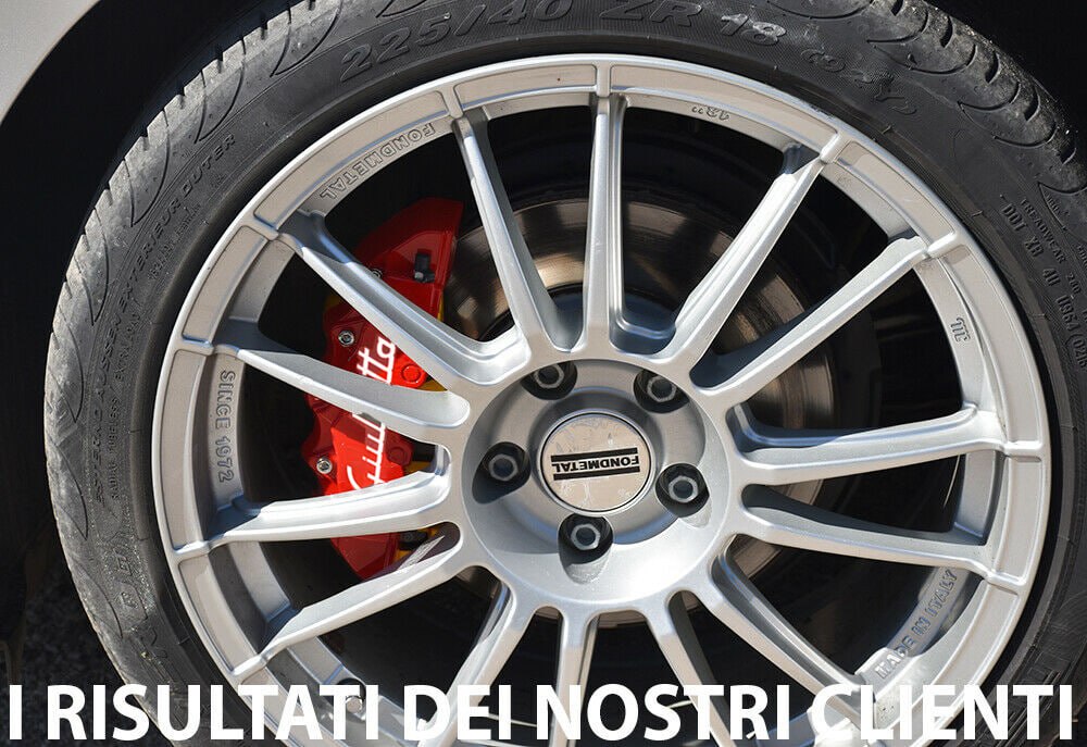 ALFA ROMEO SET OF 4 RED CALIPER COVERS SPORT LOOK IN ABS