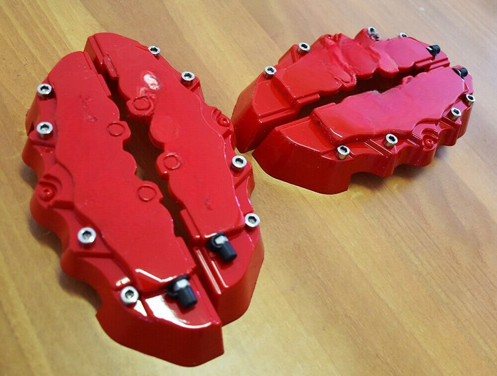 SET 4X COVER COPRI PINZE FRENI ROSSO ADATTI PER ALFA ROMEO GIULIETA