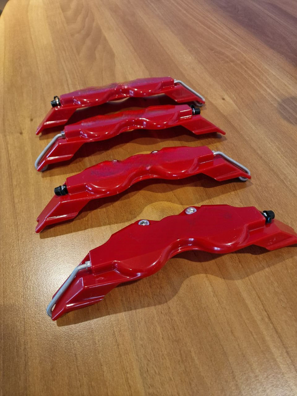 SET 4X COVER COPRI PINZE FRENI ROSSO ADATTI PER ALFA ROMEO GIULIETA